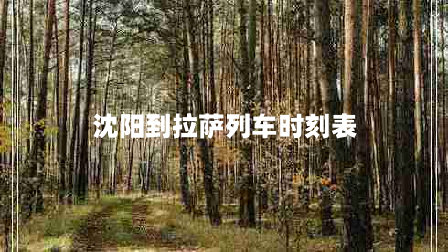 沈阳到拉萨列车时刻表