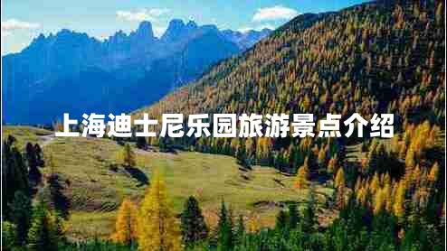 上海迪士尼乐园旅游景点介绍