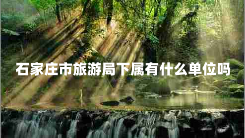 石家庄市旅游局下属有什么单位吗