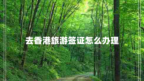 去香港旅游签证怎么办理