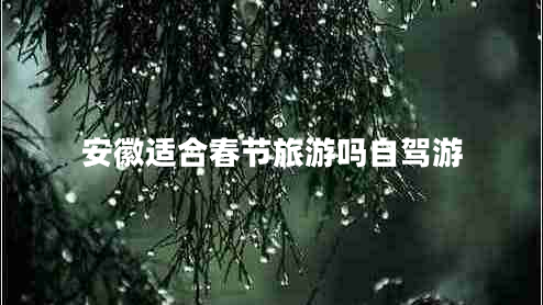 安徽适合春节旅游吗自驾游