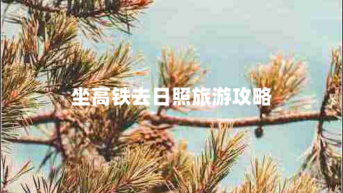 坐高铁去日照旅游攻略