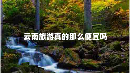 云南旅游真的那么便宜吗
