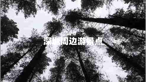 深圳周边游景点