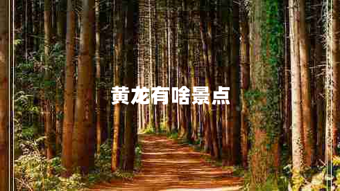 黄龙有啥景点