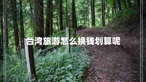 台湾旅游怎么换钱划算呢