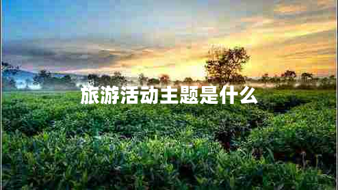 旅游活动主题是什么