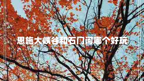 恩施大峡谷和石门河哪个好玩