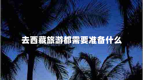 去西藏旅游都需要准备什么