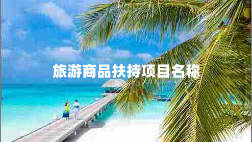 旅游商品扶持项目名称