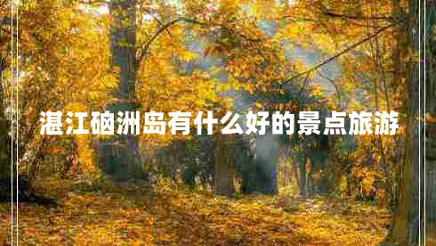 湛江硇洲岛有什么好的景点旅游