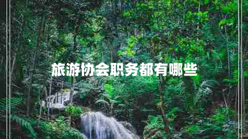 旅游协会职务都有哪些 旅游协会职务都有哪些