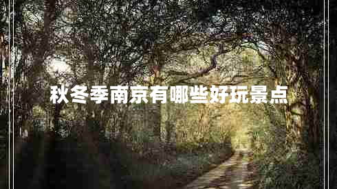 秋冬季南京有哪些好玩景点