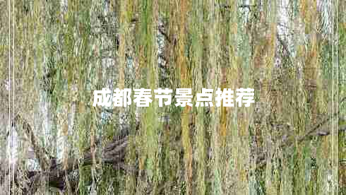 成都春节景点推荐