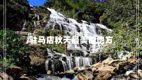 驻马店秋天最美的地方