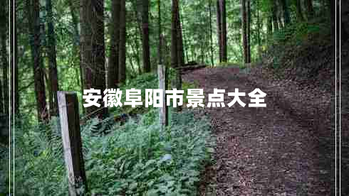 安徽阜阳市景点大全