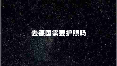 去德国需要护照吗