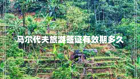 马尔代夫旅游签证有效期多久