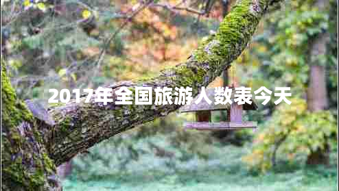 2017年全国旅游人数表今天
