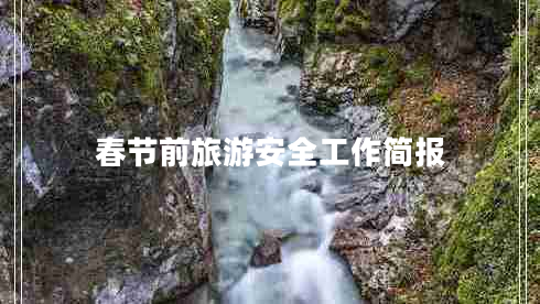 春节前旅游安全工作简报