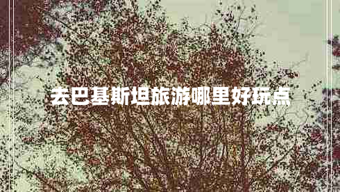 去巴基斯坦旅游哪里好玩点
