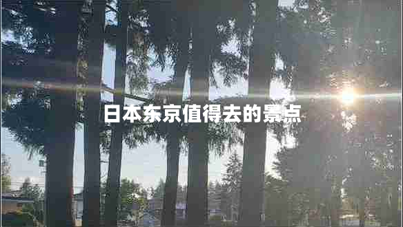 日本东京值得去的景点