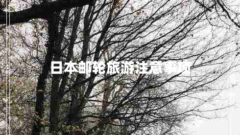 日本邮轮旅游注意事项 日本邮轮旅游注意事项