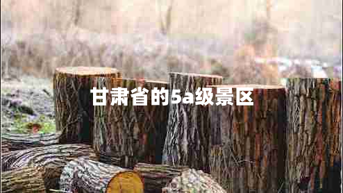 甘肃省的5a级景区