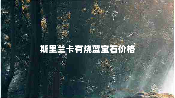 斯里兰卡有烧蓝宝石价格