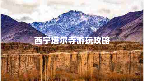 西宁塔尔寺游玩攻略