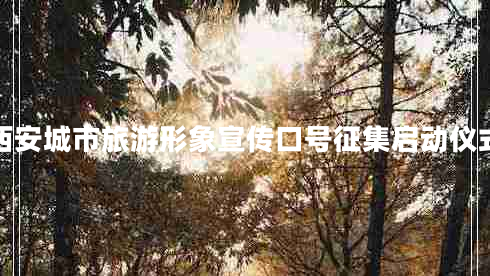西安城市旅游形象宣传口号征集启动仪式