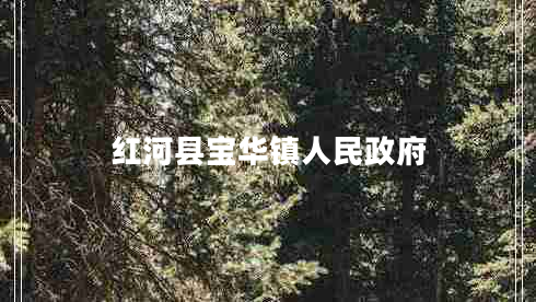 红河县宝华镇人民政府