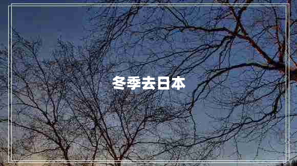 冬季去日本