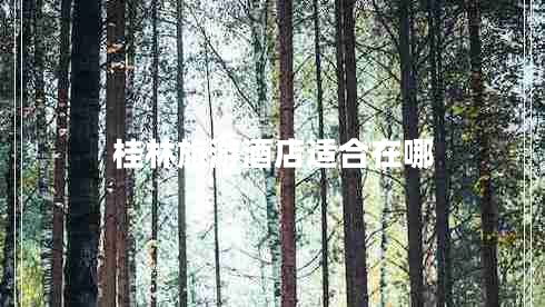 桂林旅游酒店适合在哪