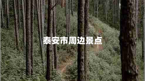 泰安市周边景点