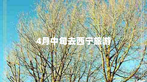 4月中旬去西宁旅游
