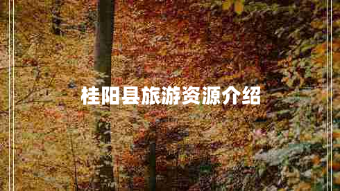 桂阳县旅游资源介绍