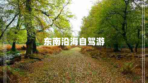 东南沿海自驾游