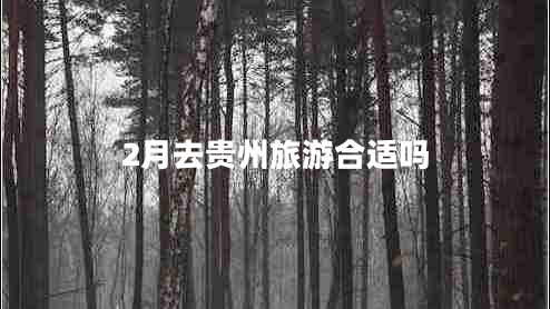 2月去贵州旅游合适吗