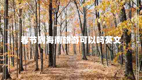 春节到海南旅游可以吗英文