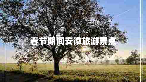 春节期间安徽旅游景点
