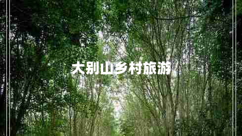 大别山乡村旅游