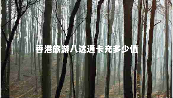 香港旅游八达通卡充多少值