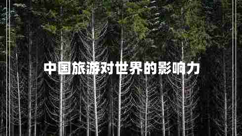 中国旅游对世界的影响力