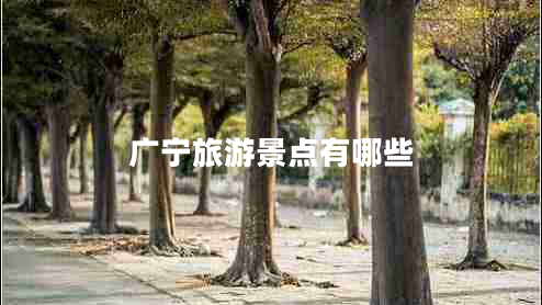 广宁旅游景点有哪些