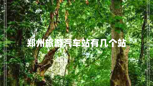 郑州旅游汽车站有几个站
