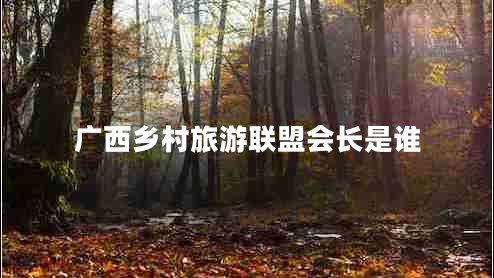 广西乡村旅游联盟会长是谁