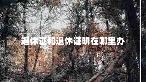 退休证和退休证明在哪里办