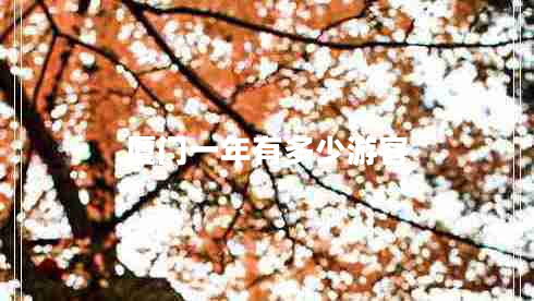 厦门一年有多少游客