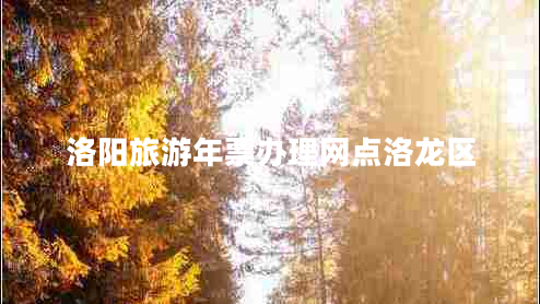 洛阳旅游年票办理网点洛龙区